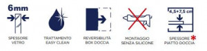 CABINA DOCCIA MULTIFUZIONE K750 QUADRATA