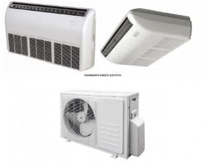 CLIMATIZZATORE MONOFASE A PAVIMENTO - PARETE - SOFFITTO CLASS AA R410A