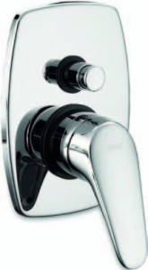 Monocomando vasca/doccia incasso con deviatore Nova