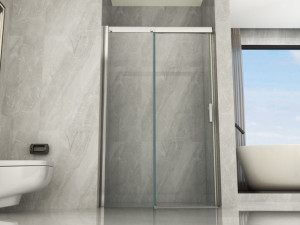 Porta per doccia in cristallo anticalcare chiusura softclose " 702 P "