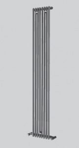 Radiatore da bagno "Messina" cromato singolo 12 elementi 1800x464x1750 mm