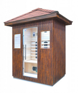 Sauna per esterno 3 posti 153x110 h250