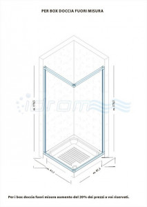 BOX DOCCIA IN PVC CON APERTURA LATERALE "IDPOAL"