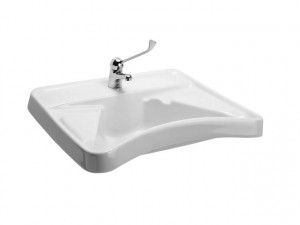 LAVABO ERGONOMICO CON POGGIA-GOMITI