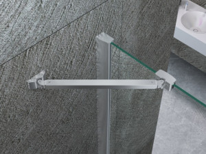 Porta doccia 8mm con lato fisso e apertura battente esterna "049 LFP"