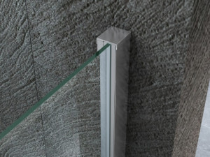 Porta per doccia in cristallo anticalcare chiusura softclose " 702 P "