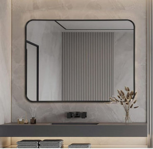 Specchio con cornice Oro o Nera dimensioni 760x510 o 914x610