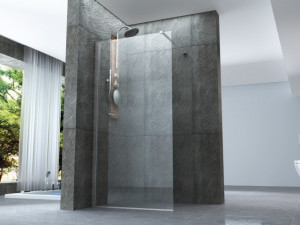 Parete doccia in cristallo 8mm walk in "NW24"