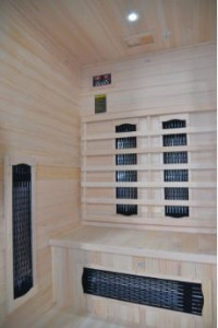 SAUNA INFRAROSSI PER 2 PERSONE "200LW" 120x100cm