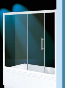 SOPRA VASCA IN VETRO Apertura porta scorrevole "BLOOM BATH BOX"