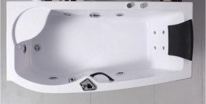 Vasca doccia combinata con idromassaggio 170x70/85