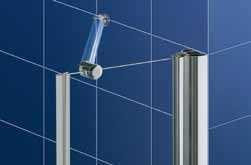 Box Sopravasca con Porta Battente e Lato Fisso 70x75 - 75x75 - 80x75 "EURO"