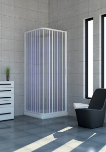 BOX DOCCIA IN PVC CON APERTURA LATERALE "IDPOAL"