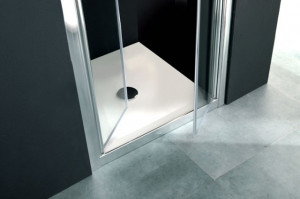 PORTA CON APERTURA SALOON PER DOCCIA A NICCHIA "PSL60"