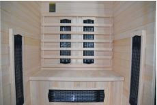 SAUNA INFRAROSSI PER 2 PERSONE "200LW" 120x100cm