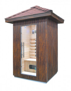 Sauna per esterno 3 posti 153x110 h250