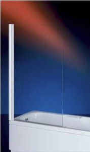 SOPRAVASCA IN VETRO APERTURA BATTENTE dim 68 80 85cm "FLIPPER 1"