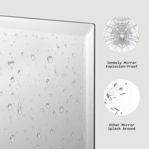 Specchio senza cornice dimensione 70x90cm