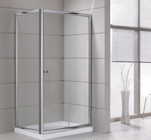 BOX DOCCIA ANGOLARE CON PORTA SCORREVOLE "SM1P BOX"