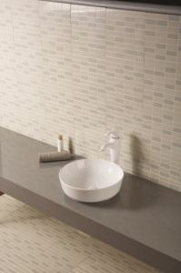 Lavabo da appoggio in ceramica rettangolare 61.5x41 h11.5 816