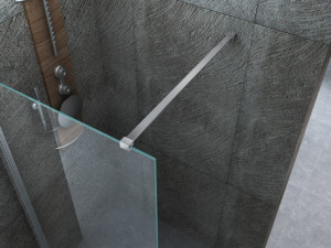 Parete doccia in cristallo 8mm walk in "NW24"