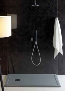 PIATTO DOCCIA RETTANGOLARE IN MARMORESINA "FLAT BORDO"