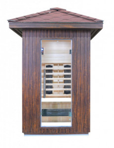Sauna per esterno 3 posti 153x110 h250