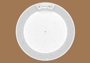 VASCA DA BAGNO "OLIVIA" 185 Circolare da incasso o freestanding