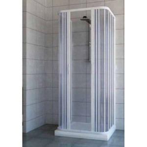 Cabina Doccia Chiusa Su Tre Lati.Box Doccia In Pvc 3 Lati Con Apertura Centrale Idpfac