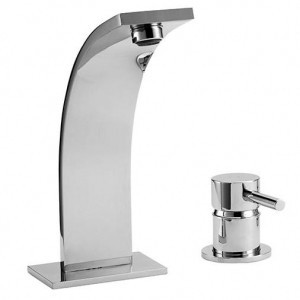 Monocomando lavabo due fori senza scarico thor