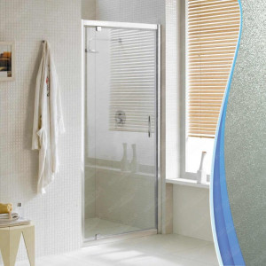 PORTA DOCCIA NICCHIA CON ANTA BATTENTE " CRISTAL "