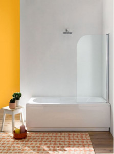 SOPRAVASCA IN VETRO APERTURA BATTENTE dim 68 80 85cm "FLIPPER 1"