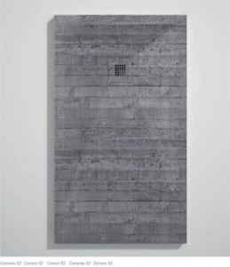 PIATTO DOCCIA IN GEL COAT "STONE 3D" EFFETTO CEMENTO 02