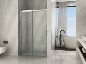 Porta per doccia in cristallo anticalcare chiusura softclose " 702 P "
