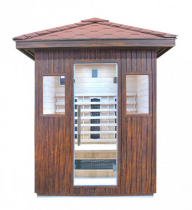 Sauna per esterno 3 posti 153x110 h250