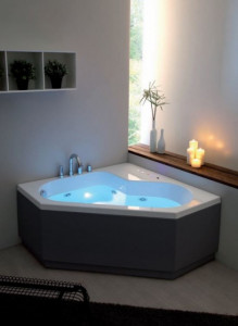 VASCA DA BAGNO "DIAMANTE" 120x120 cm
