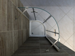 PIATTO DOCCIA ACRILICO SEMICIRCOLARE "PS5"