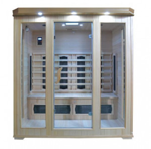 SAUNA INFRAROSSI PER 4 PERSONE "400I" 175x135cm