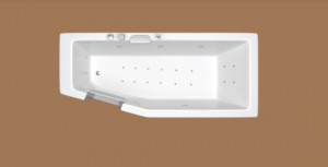 Vasca da Bagno Salvaspazio con Sportello " COMPACT " 150X70 - 170 x70