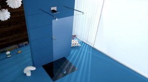 WALK-IN IN CRISTALLO CENTRO STANZA "8PAR54"