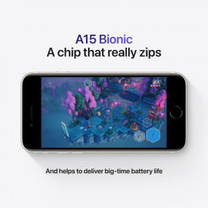Apple iPhone SE3 64GB, A15 Bionic, 4.7-inch, 5G