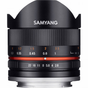Obiectiv Samyang 8mm f/2.8 UMC Fish-Eye II, Canon M