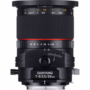 Obiectiv Samyang Tilt/Shift 24mm f/3.5 ED AS UMC, Fuji X