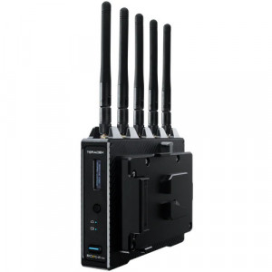 Receptor wireless Teradek Bolt 4K 457m 12G-SDI/HDMI cu placă pentru baterie V-Mount