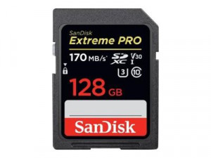 Card memorie Sandisk Extreme Pro SDXC, 128GB, Clasa 10, U3