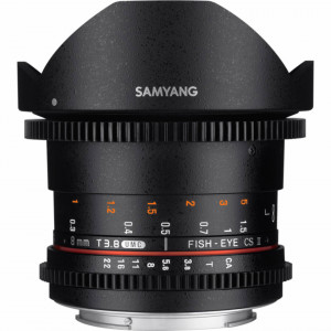 Obiectiv Samyang 8mm T3.8 VDSLR UMC Fish-Eye CS II, MFT