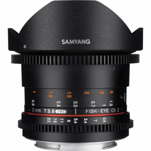 Obiectiv Samyang 8mm T3.8 VDSLR UMC Fish-Eye CS II, Pentax K