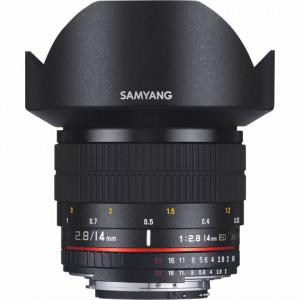 Obiectiv Samyang 14mm f/2.8 ED AS IF UMC, Canon AE