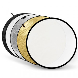 Godox blenda 5 in 1 Gold, Silver, Black, White, Translucent de 110cm