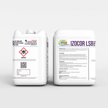 Lac Sigilare Beton pe Baza de Apa IZOCOR LSB 5 kg